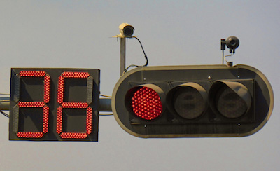 Cairo, Egypt – Countdown traffic signals